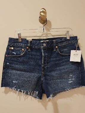 Classic Short Selvedge Denim Shorts - Blue